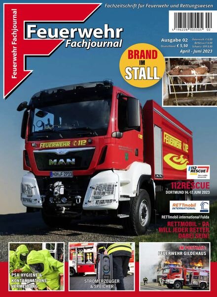 Feuerwehr Fachjournal – April-Juni 2023 Cover