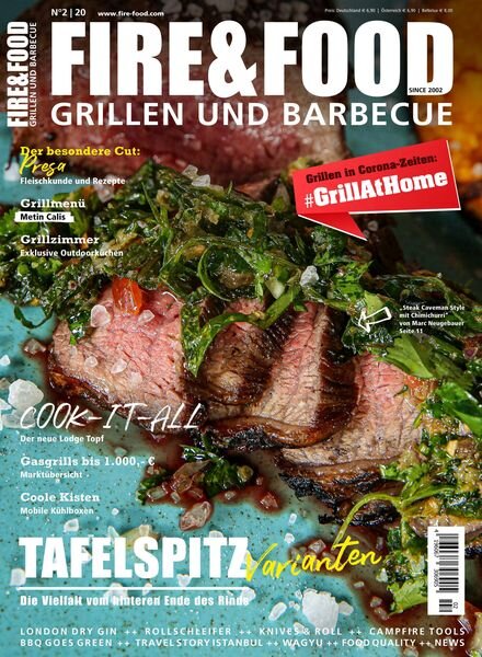Fire & Food Grillen und Barbecuen – April 2020 Cover