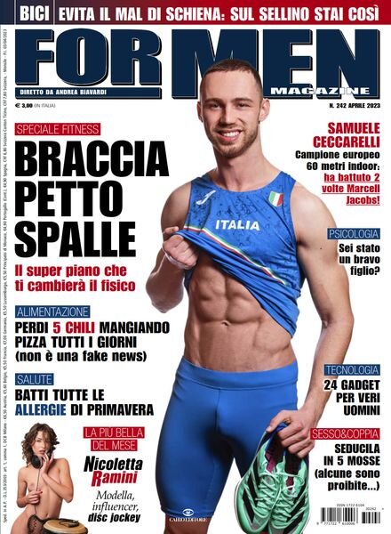 For Men Magazine – Aprile 2023 Cover