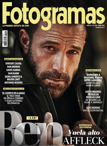 Fotogramas – abril 2023 Cover