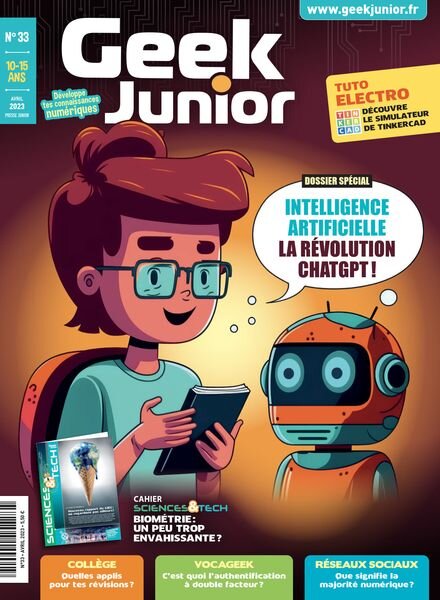 Geek Junior – Avril 2023 Cover