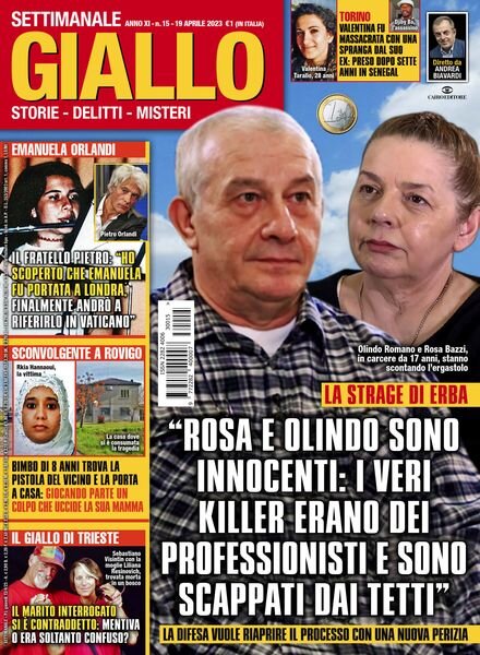 Giallo – 19 Aprile 2023 Cover