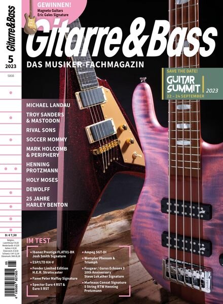 Gitarre & Bass – Mai 2023 Cover