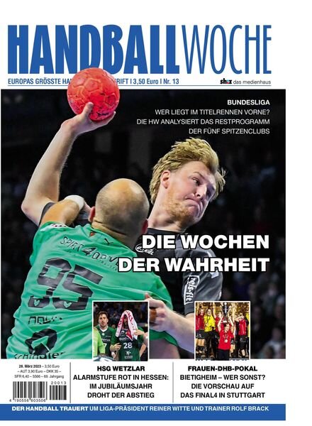 Handballwoche – 28 Marz 2023 Cover