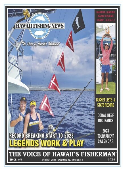 Hawaii Fishing News – April 2023 Cover