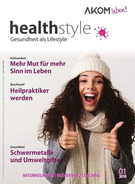 Healthstyle Gesundheit als Lifestyle – Marz 2019 Cover