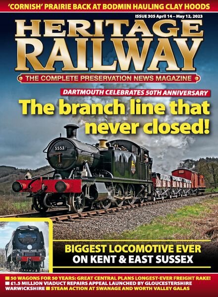 Heritage Railway – April 11 2023 Cover