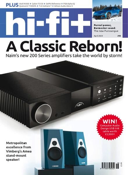 Hi-Fi+ – Issue 218 – April 2023 Cover