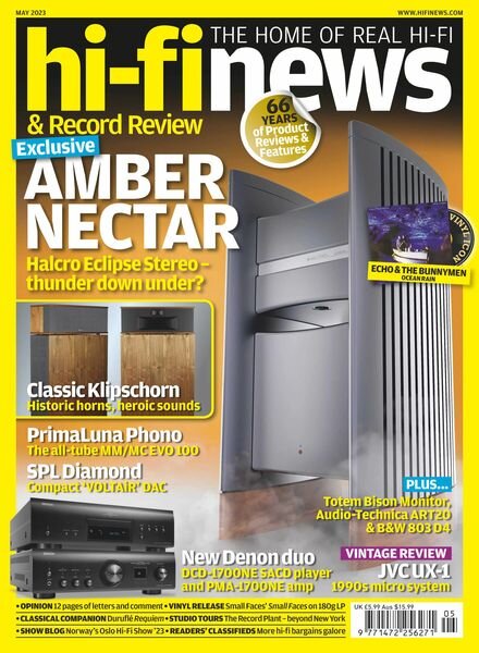 Hi-Fi News – May 2023 Cover