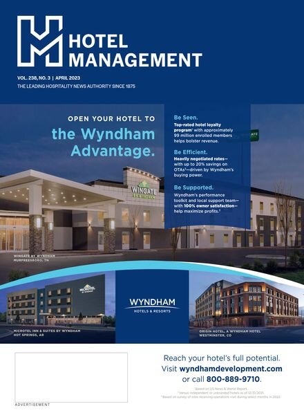 Hotel Management – April 2023 Cover
