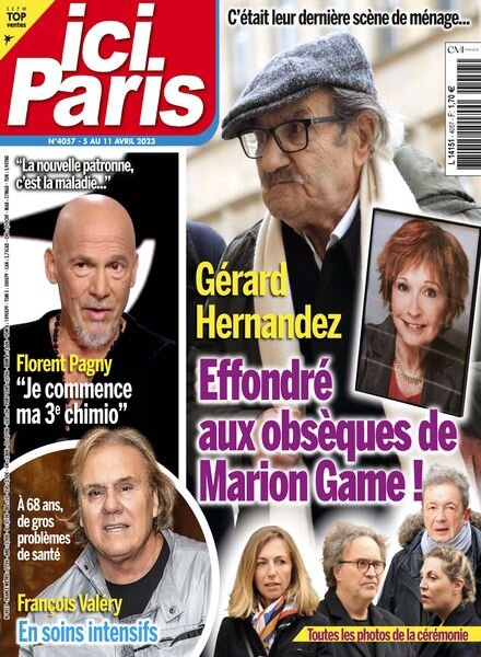 Ici Paris – 05 avril 2023 Cover