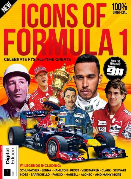 Icons of Formula 1 – 2nd Edition – March 2023 Cover