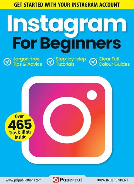 Instagram For Beginners – April 2023 Cover