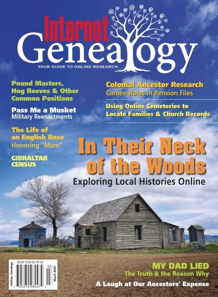 Internet Genealogy – February-March 2023 Cover