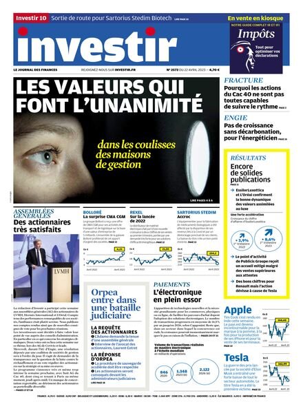 Investir – 22 Avril 2023 Cover