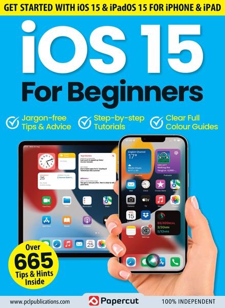 iOS 15 For Beginners – April 2023 Cover