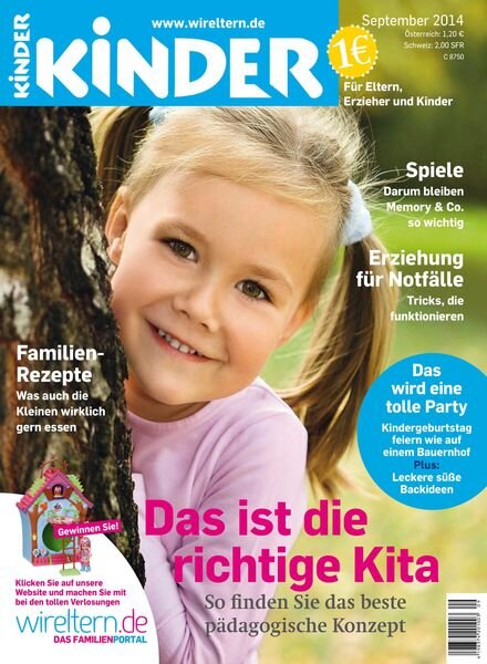 kinder! – 27 August 2014 Cover