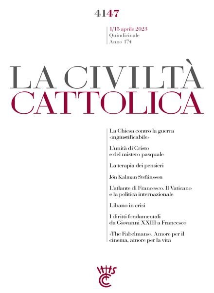 La Civilta Cattolica – 1 Aprile 2023 Cover