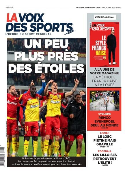La Voix des Sports – 24 avril 2023 Cover