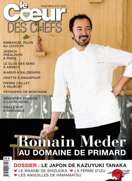 Le Coeur des Chefs – Printemps-ete 2023 Cover