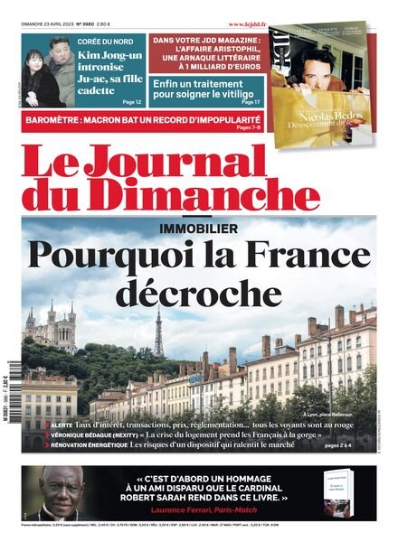 Le Journal du Dimanche – 23 avril 2023 Cover