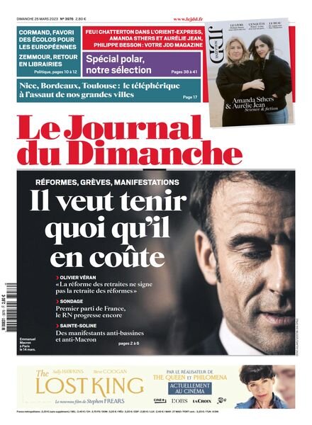 Le Journal du Dimanche – 26 mars 2023 Cover