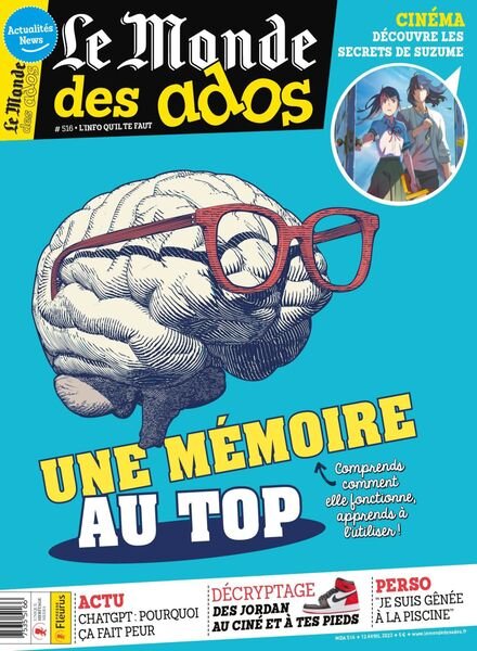Le Monde des Ados – 12 avril 2023 Cover