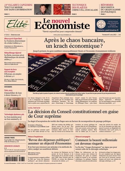 Le nouvel Economiste – 07 avril 2023 Cover