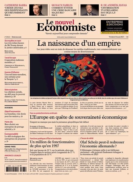 Le nouvel Economiste – 31 mars 2023 Cover