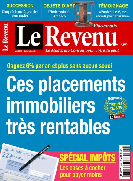 Le Revenu Placements – Mai 2023 Cover
