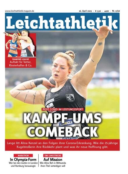 Leichtathletik – 25 April 2023 Cover