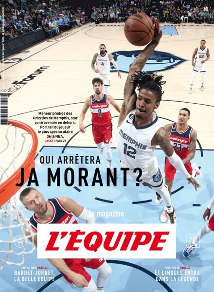 L’Equipe Magazine – 15 Avril 2023 Cover