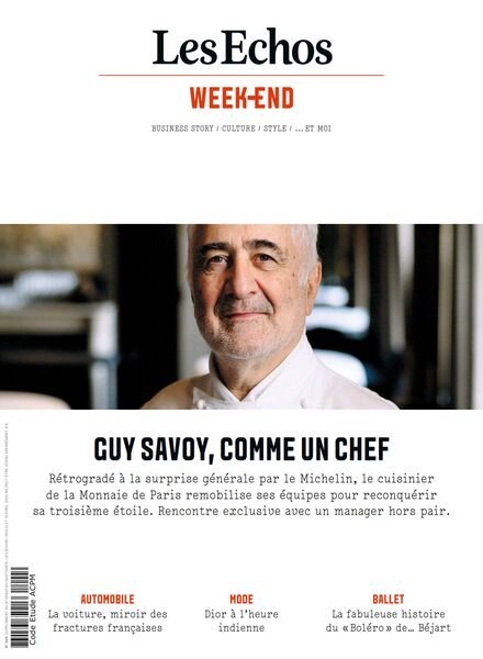 Les Echos Week-end – 14 Avril 2023 Cover