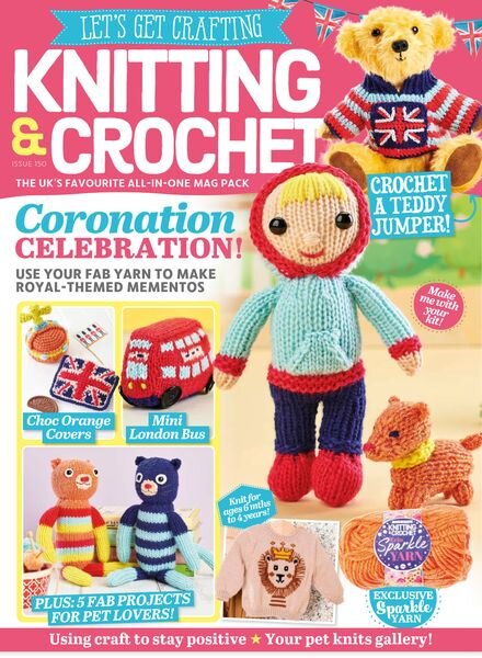 Let’s Get Crafting Knitting & Crochet – Issue 150 – March 2023 Cover