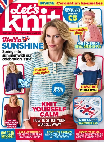 Let’s Knit – Issue 196 – May 2023 Cover