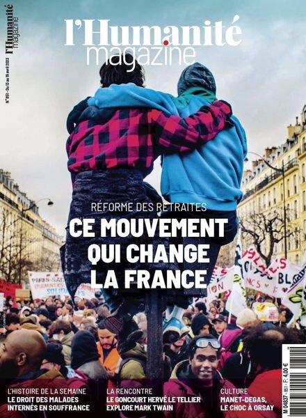 L’Humanite Magazine – 13 avril 2023 Cover