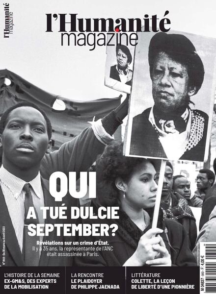 L’Humanite Magazine – 30 mars 2023 Cover