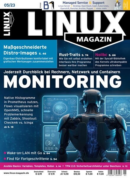 Linux-Magazin – April 2023 Cover