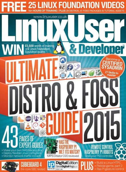 Linux User & Developer – January 2015 Cover