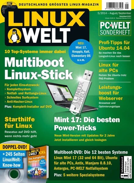 Linux Welt – August 2014 Cover