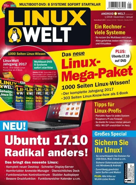 Linux Welt – Dezember 2017 Cover