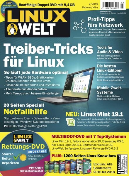Linux Welt – Februar 2019 Cover