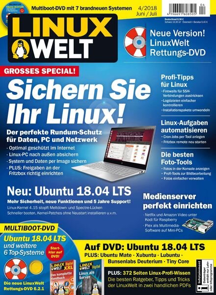 Linux Welt – Juni 2018 Cover