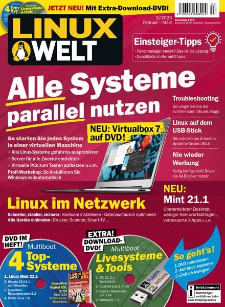 LinuxWelt – Februar-Marz 2023 Cover