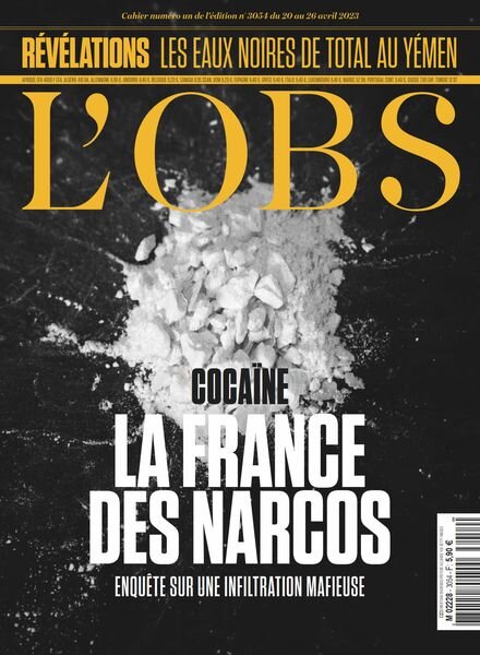 L’Obs – 20 Avril 2023 Cover