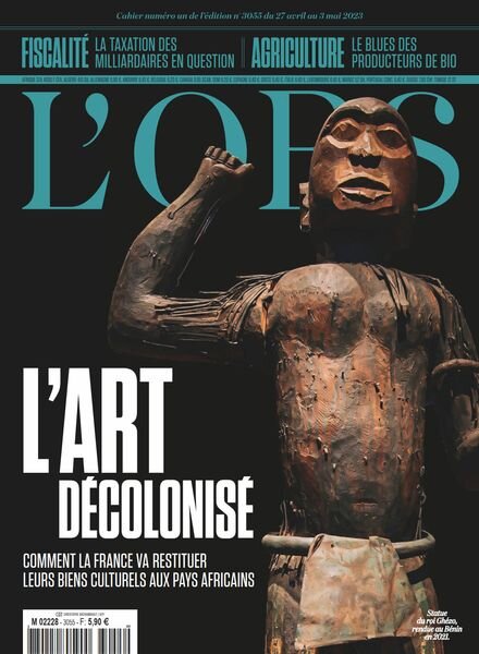 L’Obs – 27 Avril 2023 Cover