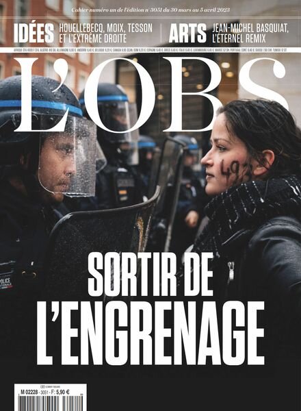 L’Obs – 30 Mars 2023 Cover
