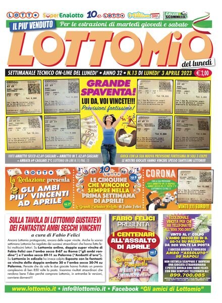Lottomio – 3 Aprile 2023 Cover