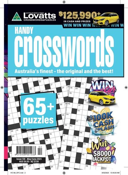 Lovatts Handy Crosswords – 23 April 2023 Cover