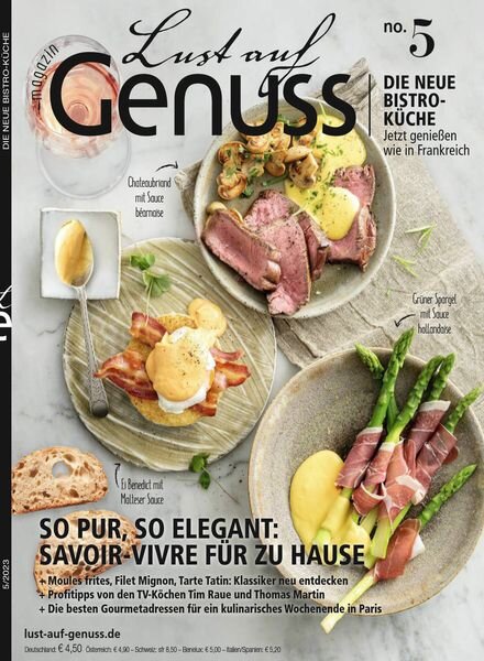 Lust auf Genuss – Mai 2023 Cover